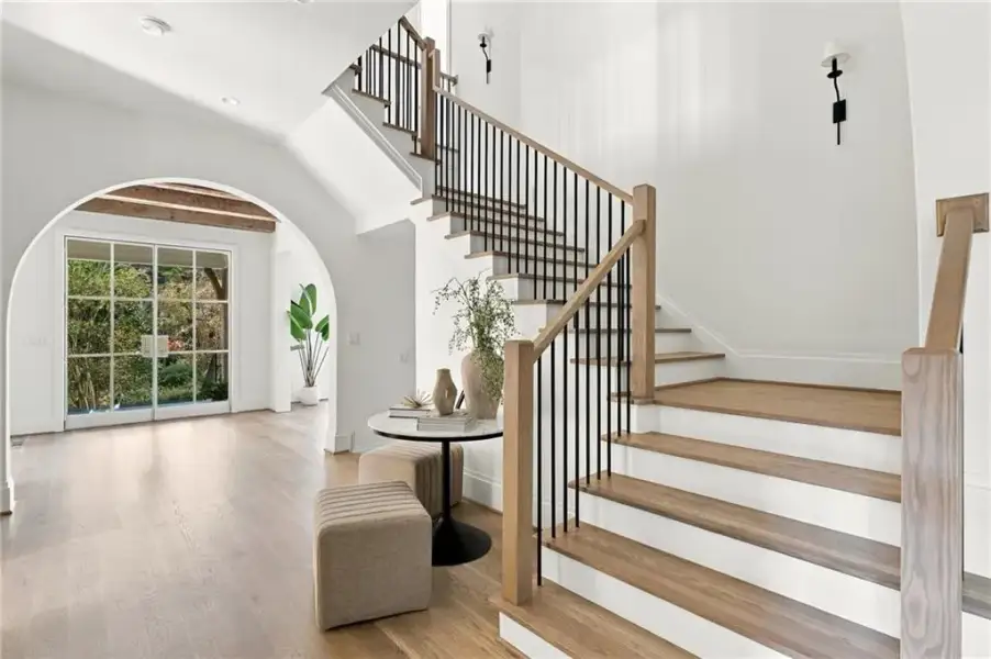Furnished interior view inside a new home in , Atlanta (Image 13).