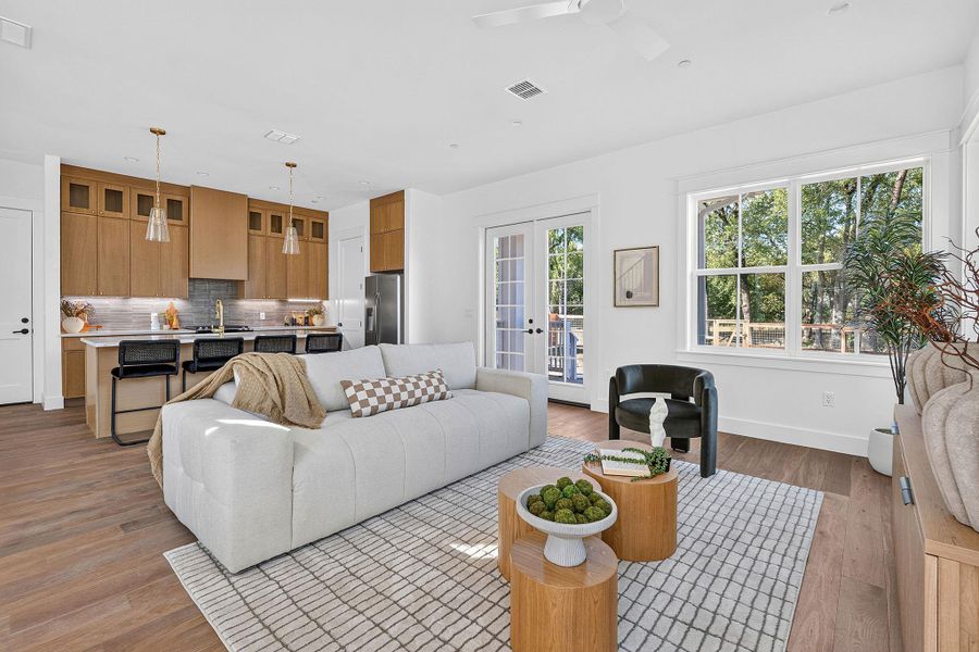 Furnished interior view inside a new home in , Austin (Image 8).