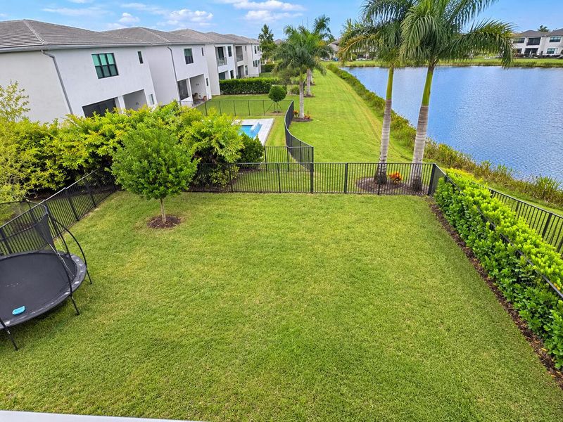 Elevated Backyard Lakeside View Elevated Backyard Lakeside View