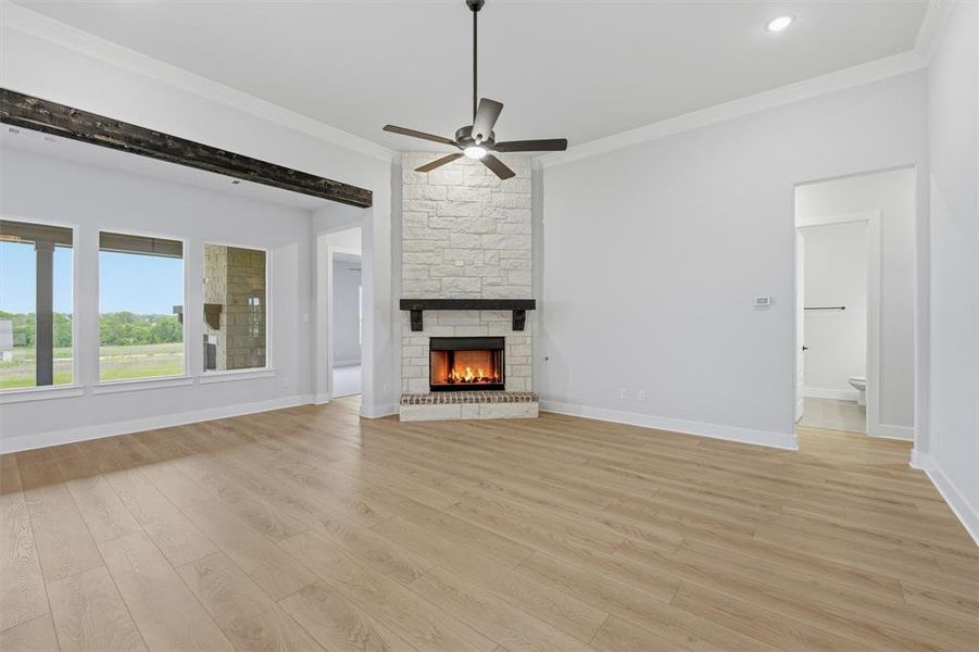 Spacious, unfurnished interior of a new home in Creekview Addition, Van Alstyne (Image 14).