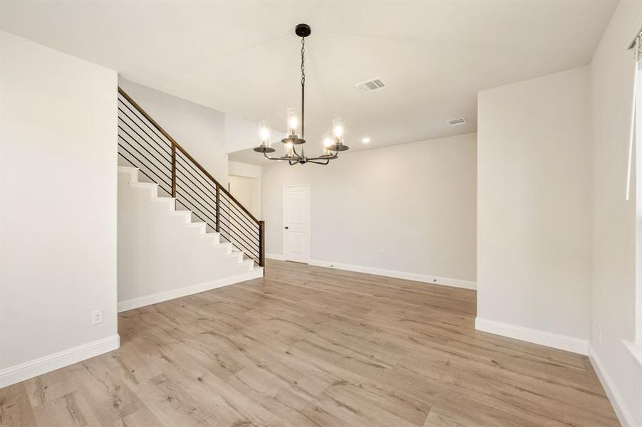 Spacious, unfurnished interior of a new home in Waterscape Classic 60s, Royse City (Image 10). Spacious, unfurnished interior of a new home in Waterscape Classic 60s, Royse City (Image 10).