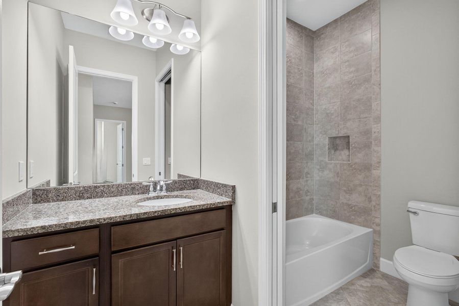 Furnished interior view inside a new home in , The Acreage (Image 57).