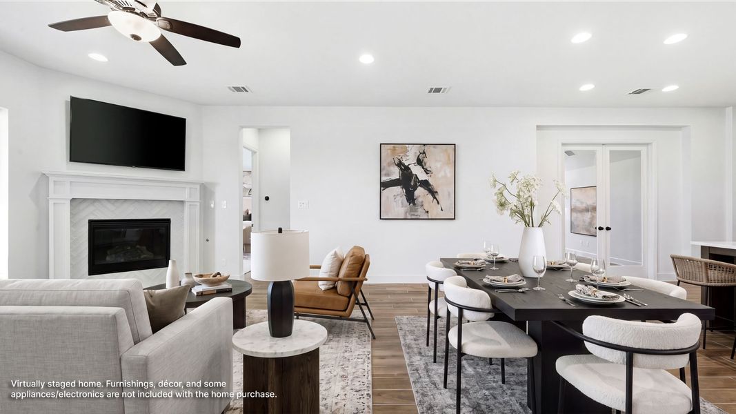 Furnished interior view inside a new home in Ramble, Celina (Image 8).