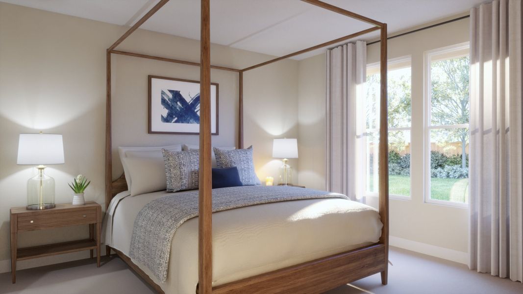 Representative furnished interior of a home built from the 4053 by Risewell Homes in Parkton Square, Kyle (Image 12).