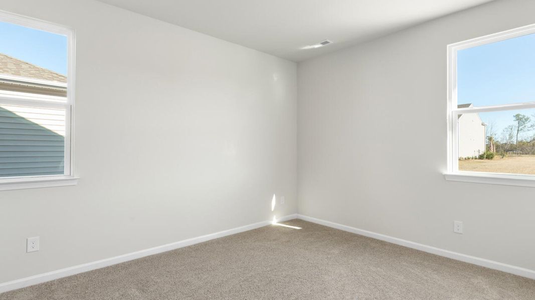 Representative unfurnished interior of a home built from the DELANEY by D.R. Horton in The Cottages at Blake Farm, Wilmington (Image 16). Representative unfurnished interior of a home built from the DELANEY by D.R. Horton in The Cottages at Blake Farm, Wilmington (Image 16).