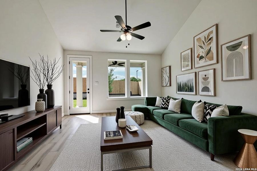 Furnished interior view inside a new home in Avondale, San Antonio (Image 9).