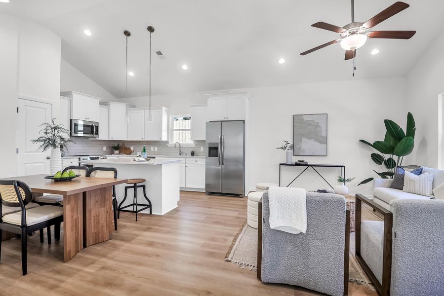 Furnished interior view inside a new home in , North Charleston (Image 15).