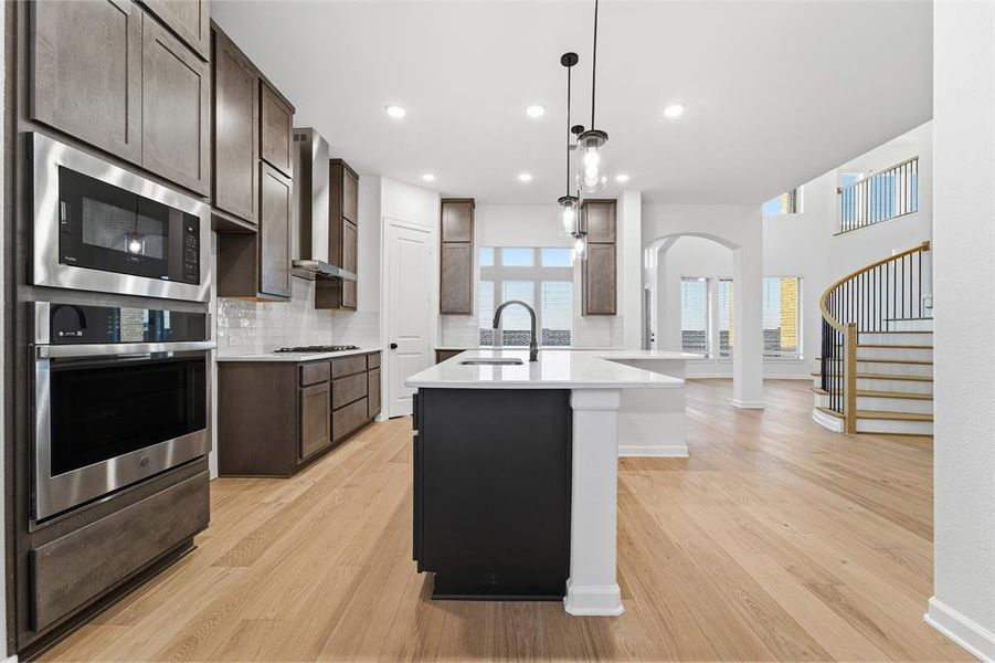 Furnished interior view inside a new home in Green Meadows, Celina (Image 3).