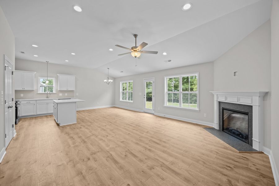 Representative unfurnished interior of a home built from the Westbrook by Bill Clark Homes in Davenport Farms, Winterville (Image 32). Representative unfurnished interior of a home built from the Westbrook by Bill Clark Homes in Davenport Farms, Winterville (Image 32).