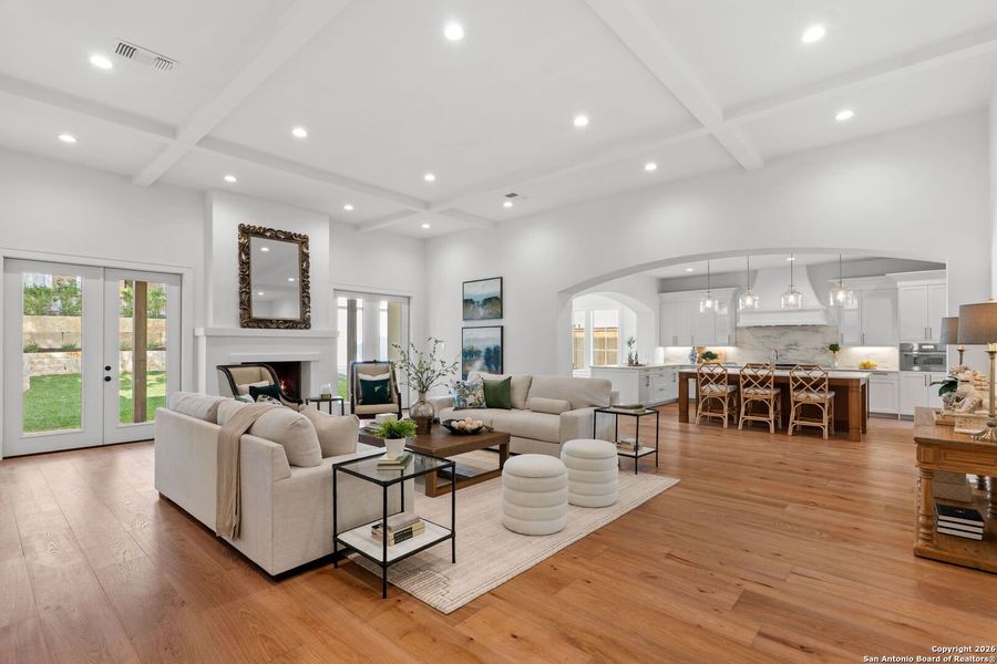 Furnished interior view inside a new home in , Terrell Hills (Image 18).
