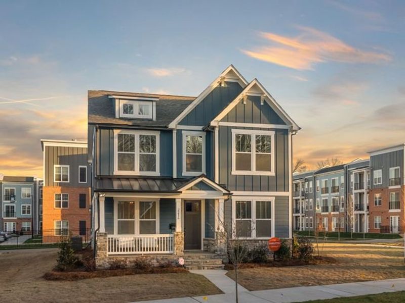 Representative exterior photo of a completed home built from the Charlotte II by True Homes in Colvin Park, Rock Hill, SC (Image 22).