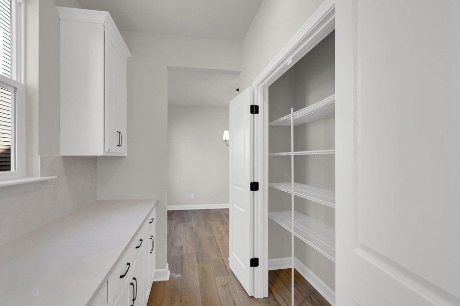 Furnished interior view inside a new home in Tea Farm: Presidents Series, Ravenel (Image 9).