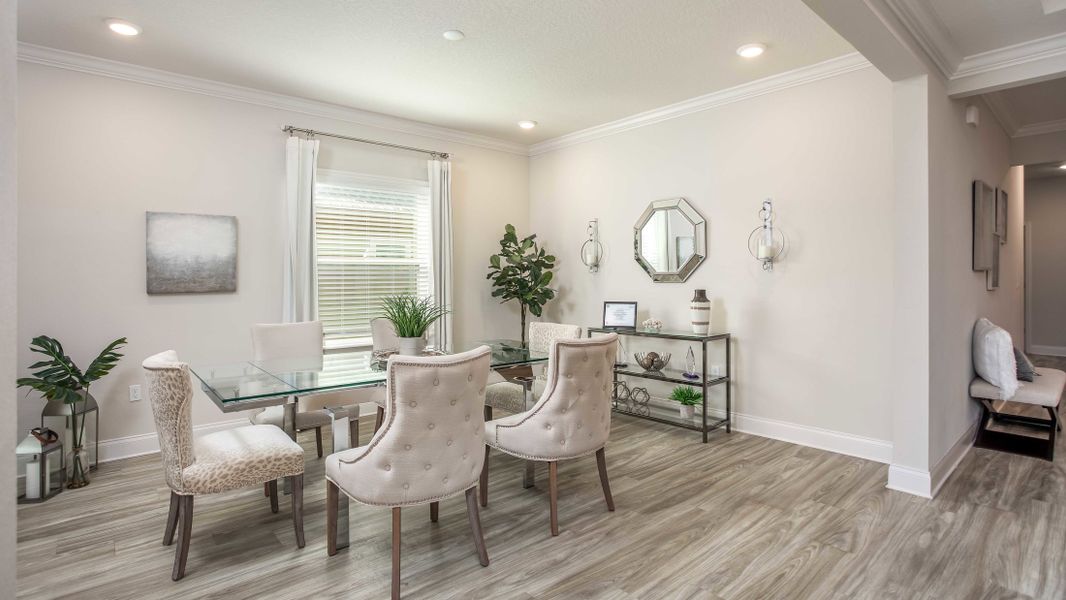 Representative furnished interior of a home built from the Livorno by Maronda Homes in Coastal Communities, Edgewater (Image 42).
