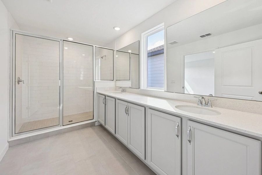 Furnished interior view inside a new home in Northlake at Ovation, Winter Garden (Image 12).