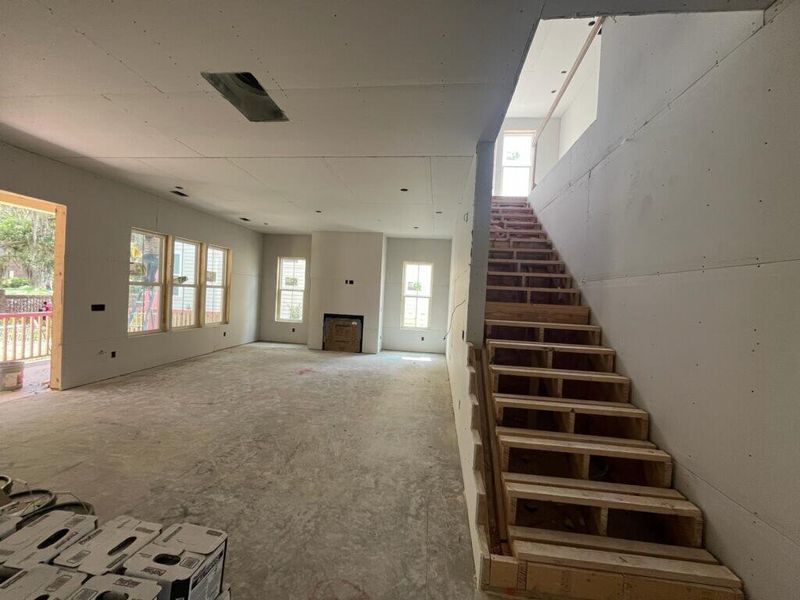 In-progress construction of a new home in The Settlement at Ashley Hall, Charleston, SC (Image 19).