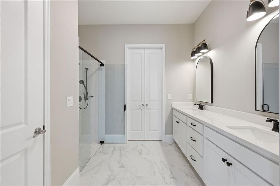 Furnished interior view inside a new home in , Cumming (Image 35).