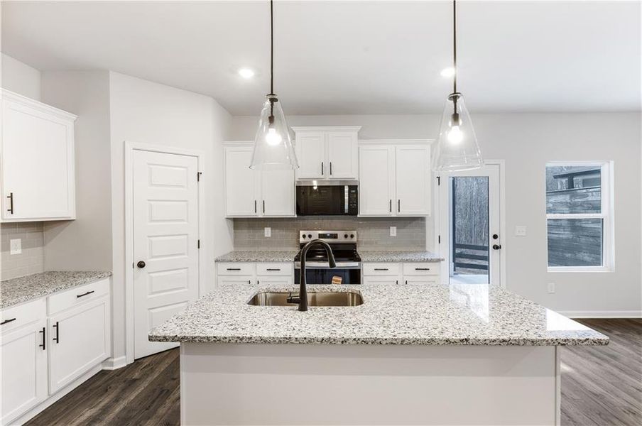 Furnished interior view inside a new home in , Conyers (Image 10). Furnished interior view inside a new home in , Conyers (Image 10).