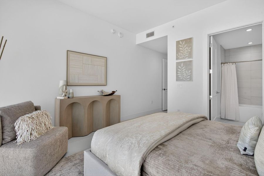 Furnished interior view inside a new home in , Fort Lauderdale (Image 28).