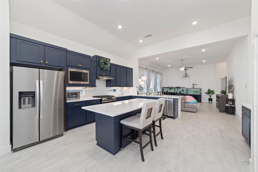 Furnished interior view inside a new home in Bridgeland 45's, Cypress (Image 13).