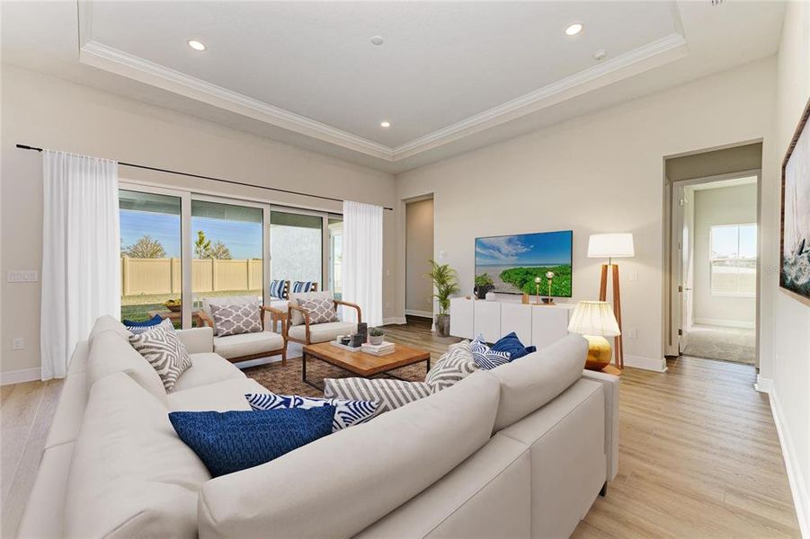 Furnished interior view inside a new home in Oakfield, Parrish (Image 5).