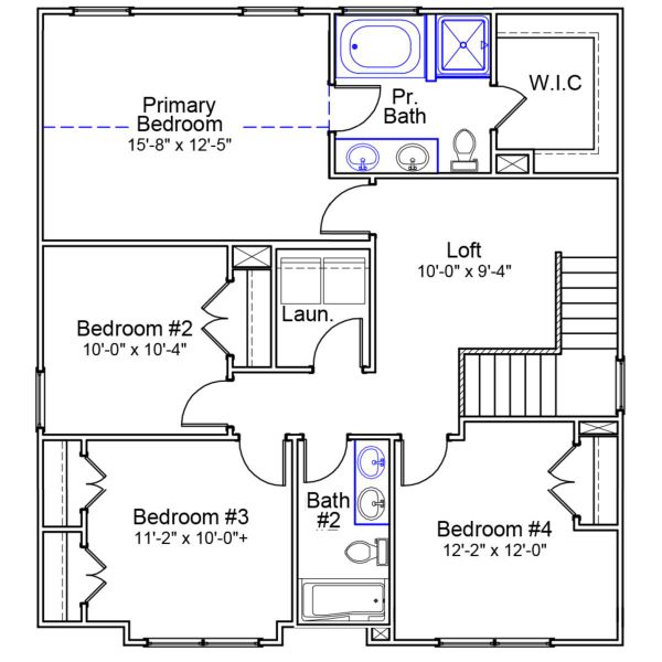 2D floor plan layout of this home in Ellington, Elgin, SC (Image 4).