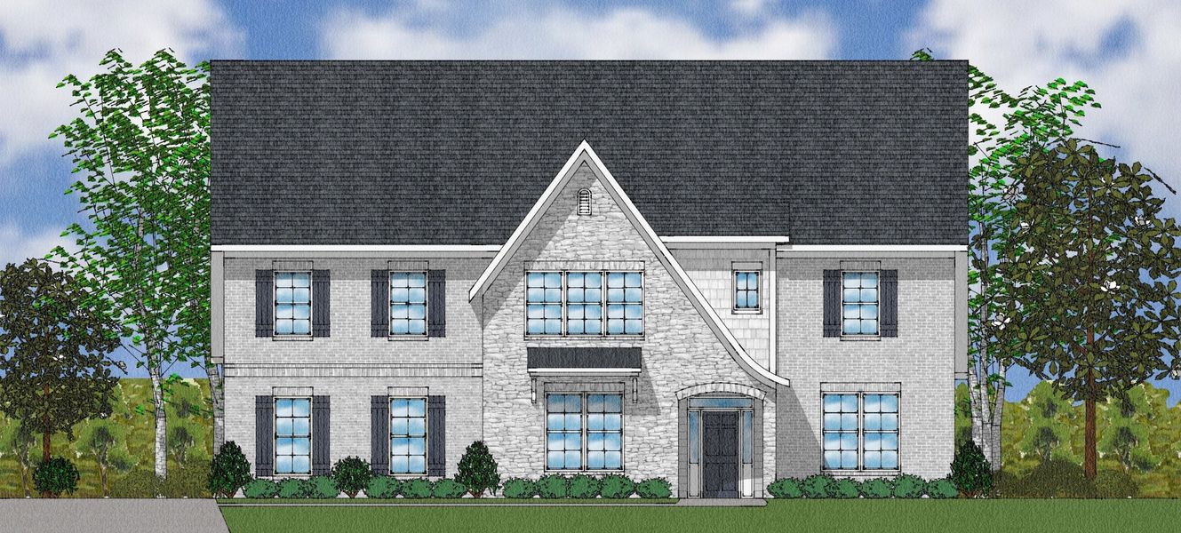 Representative exterior photo of a completed home built from the Patterson II - Elite Collection by Mungo Homes in Suter Estates, Easley, SC (Image 21).