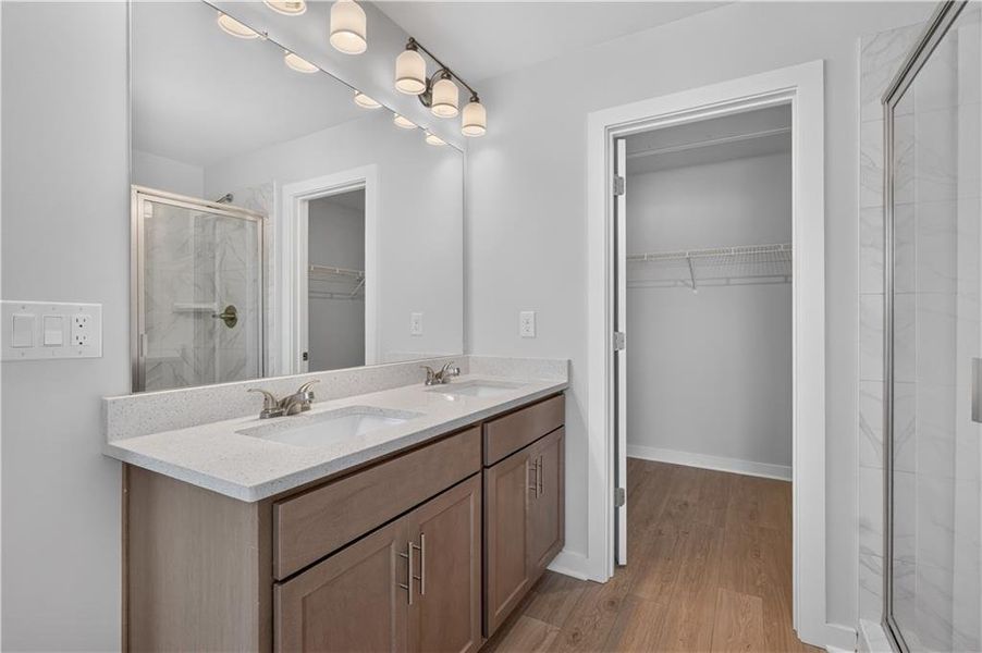 Furnished interior view inside a new home in The Cottages at East Lanier, Fayetteville (Image 8).