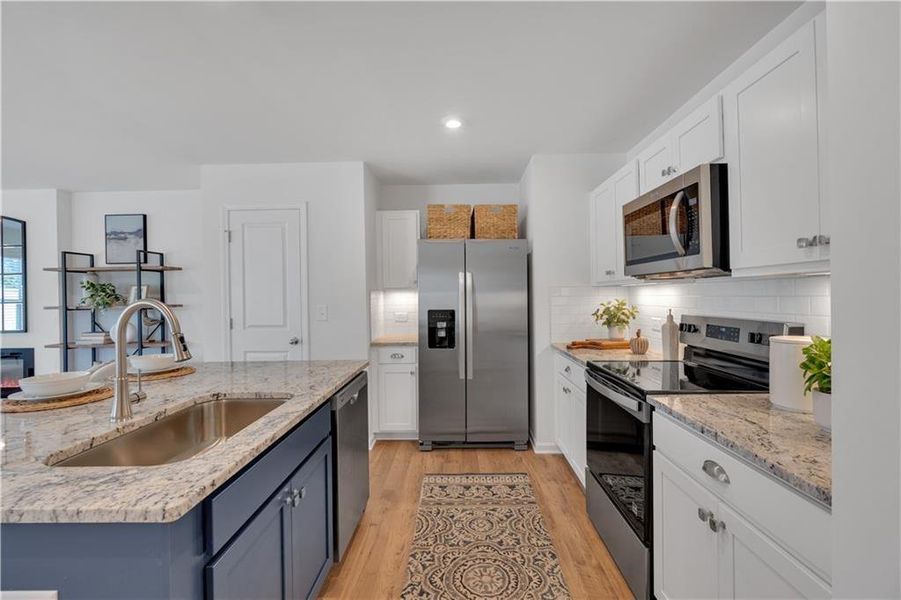 Furnished interior view inside a new home in Village Green, Adairsville (Image 3).