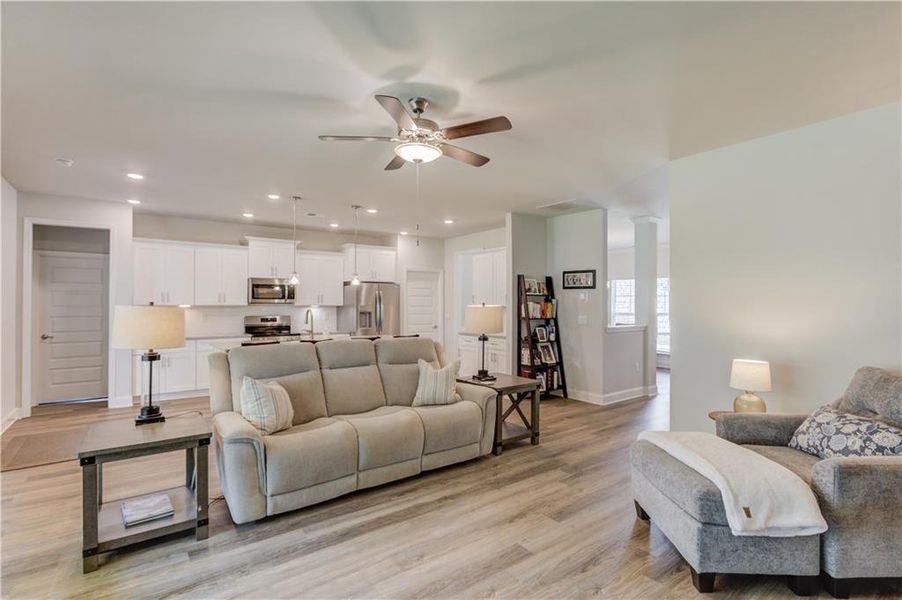 Furnished interior view inside a new home in , Pendergrass (Image 12).