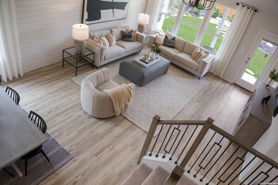 Furnished interior view inside a new home in Horizon Ridge, San Antonio (Image 4).