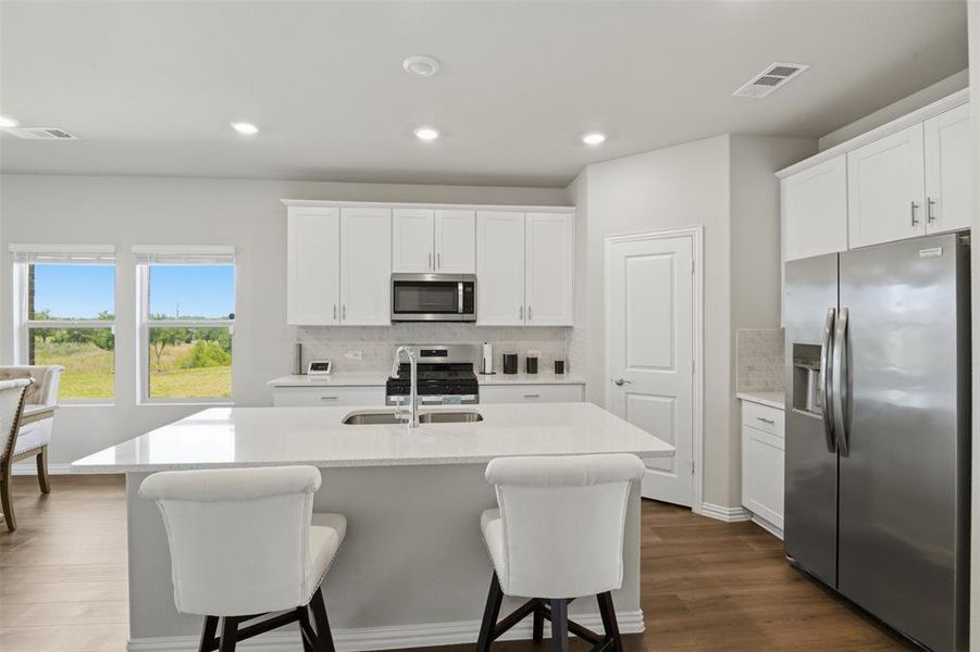 Furnished interior view inside a new home in Briarwood Hills - Highland Series, Forney (Image 17). Furnished interior view inside a new home in Briarwood Hills - Highland Series, Forney (Image 17).