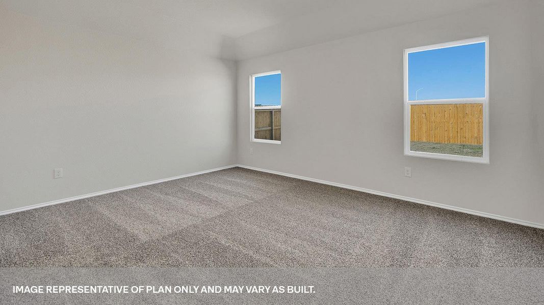 Spacious, unfurnished interior of a new home in Paramount, Kyle (Image 24).