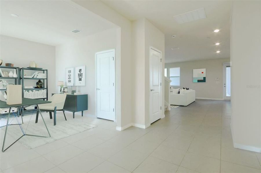 Furnished interior view inside a new home in Weslyn Park, St. Cloud (Image 15).