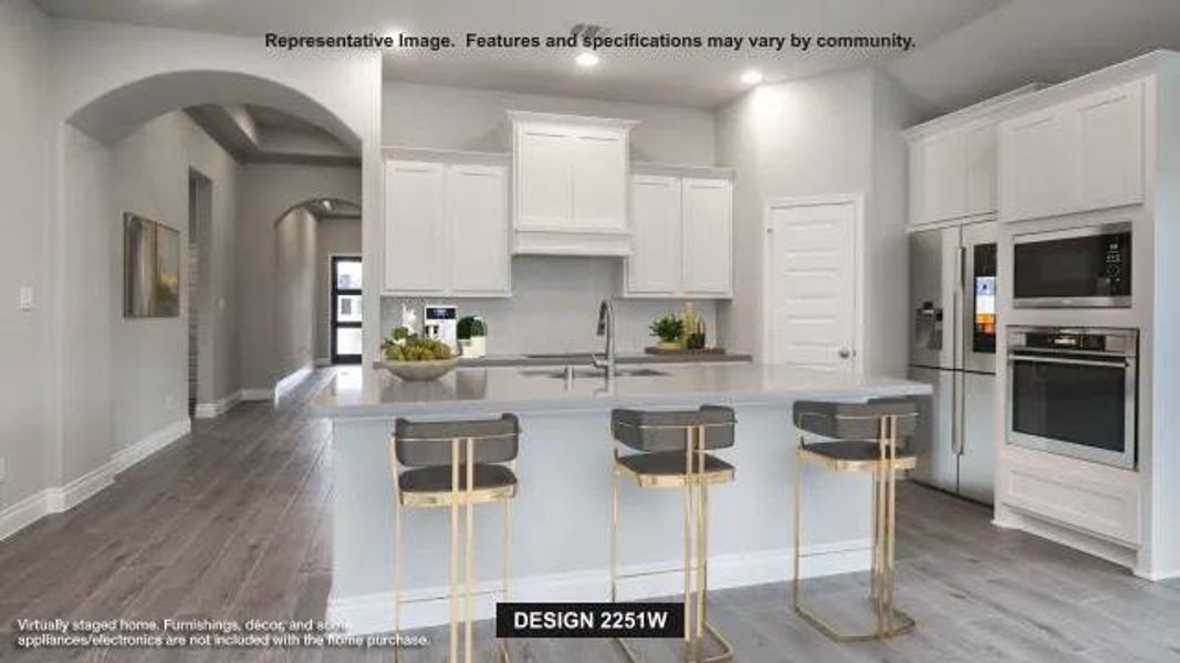 Furnished interior view inside a new home in Juniper Springs, Lockhart (Image 3).