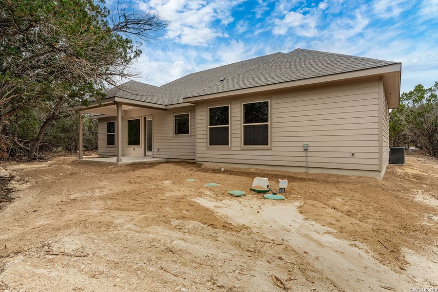 Exterior details and patio area of a home in , Bandera (Image 4). Exterior details and patio area of a home in , Bandera (Image 4).