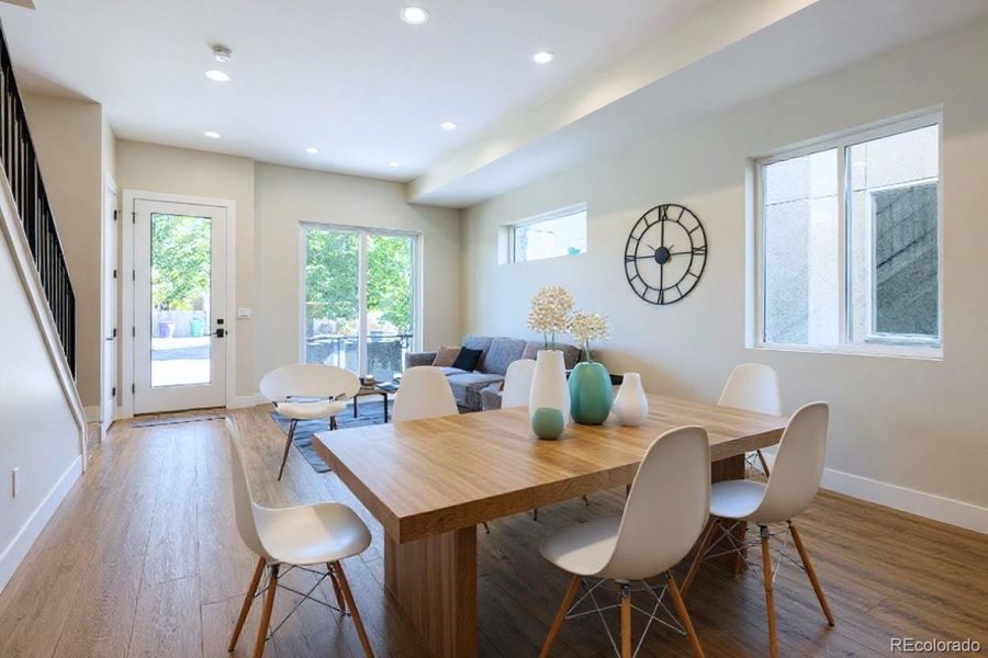 Furnished interior view inside a new home in , Denver (Image 9).