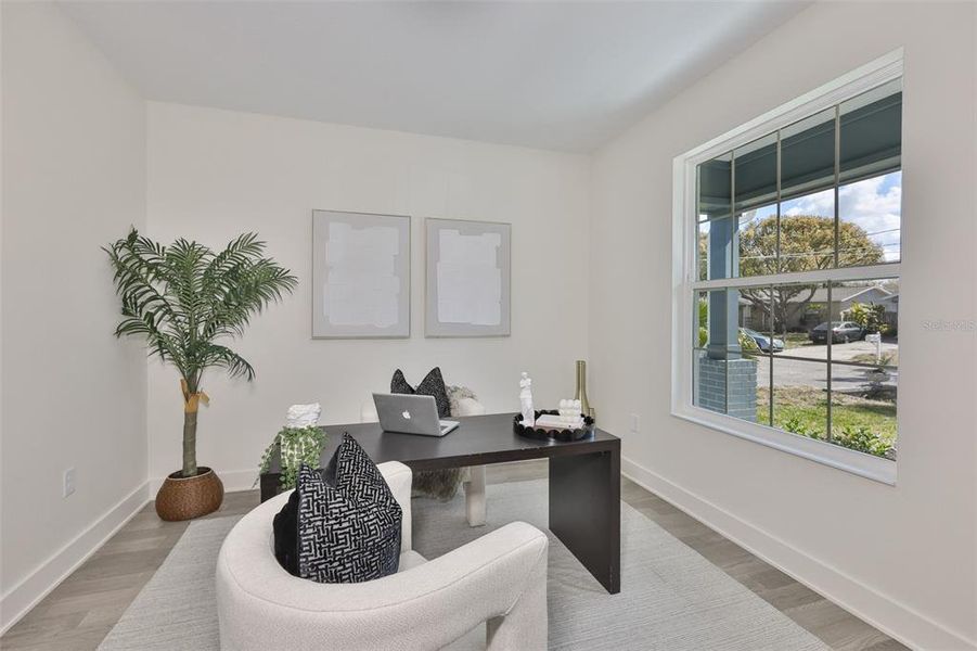Furnished interior view inside a new home in , Tampa (Image 19).