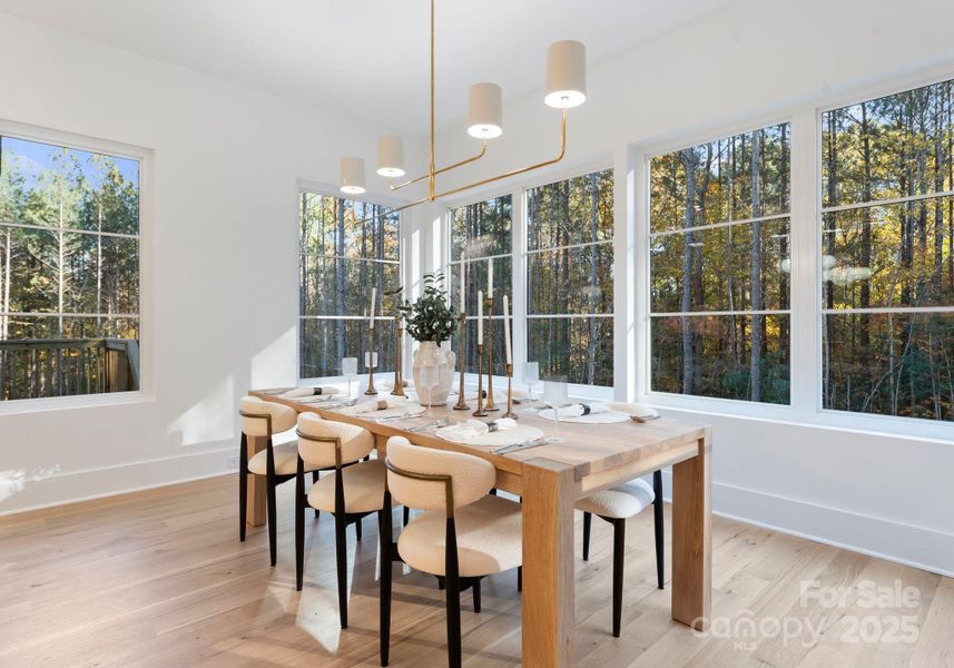 Furnished interior view inside a new home in , Denver (Image 17).