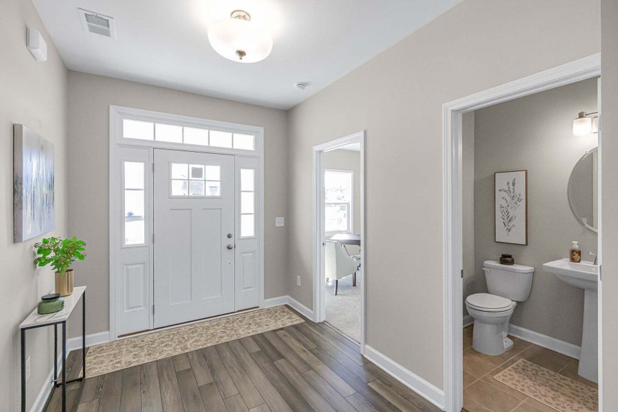 Image 110 representing the Aberdeen by Caviness & Cates Communities in Bartlett Manor, Youngsville, NC.