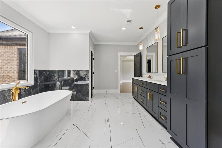 Furnished interior view inside a new home in , Lawrenceville (Image 9).