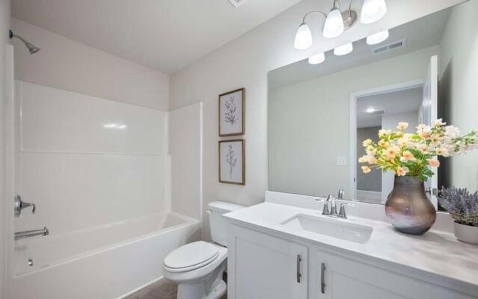 Furnished interior view inside a new home in Walden Park - The Collection, Jonesboro (Image 14). Furnished interior view inside a new home in Walden Park - The Collection, Jonesboro (Image 14).