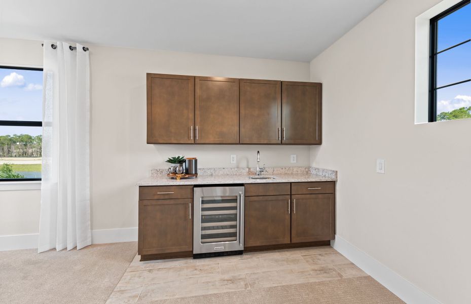 Representative furnished interior of a home built from the Layton Grand by Del Webb in Del Webb Explore North River Ranch, Parrish (Image 19).