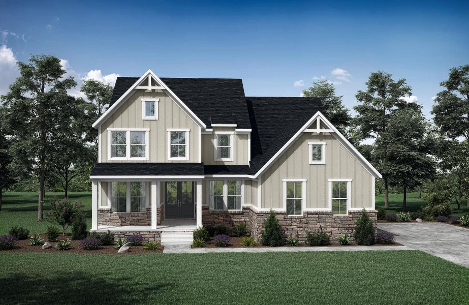 Marshall E side-entry garage