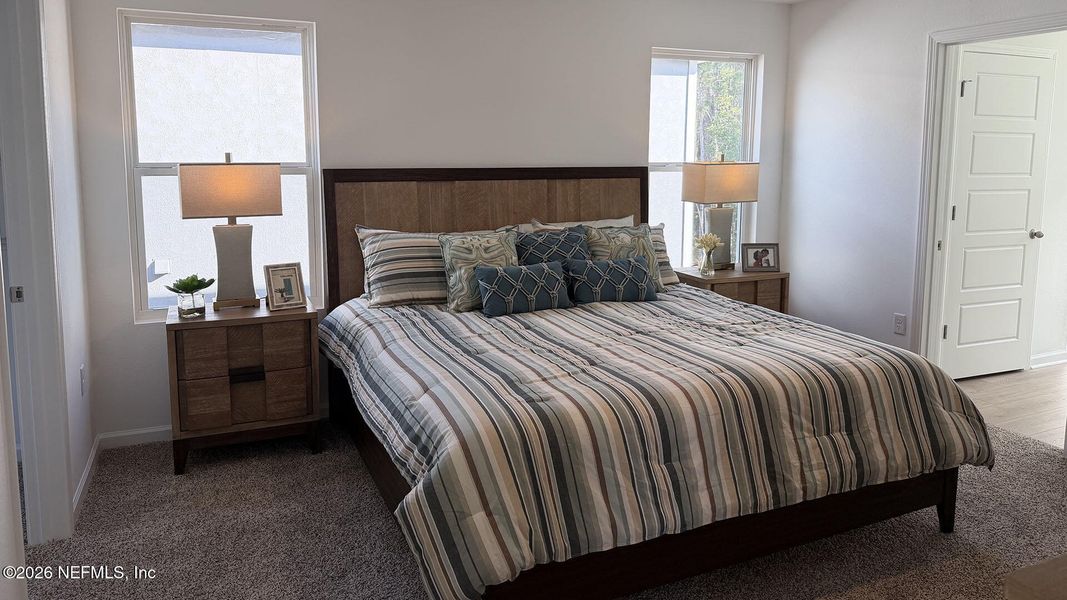 Furnished interior view inside a new home in Copes Landing, Jacksonville (Image 9).