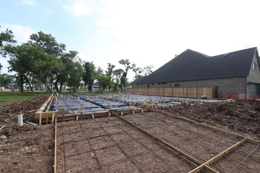 Every foundation at DWH is engineered and it’s inspected three times! We do not do “batch” testing.  Rest easy knowing your foundation comes with a 10 year warranty.