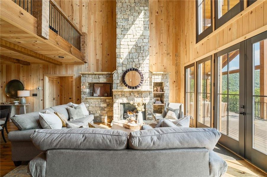Furnished interior view inside a new home in , Ellijay (Image 7).