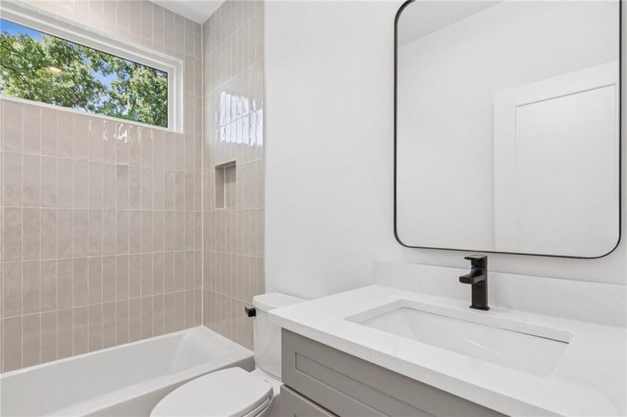 Furnished interior view inside a new home in , Atlanta (Image 6). Furnished interior view inside a new home in , Atlanta (Image 6).