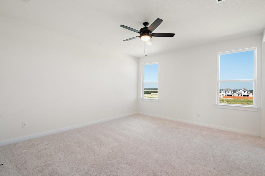 Spacious, unfurnished interior of a new home in Terrace Collection at Lariat, Liberty Hill (Image 22). Spacious, unfurnished interior of a new home in Terrace Collection at Lariat, Liberty Hill (Image 22).