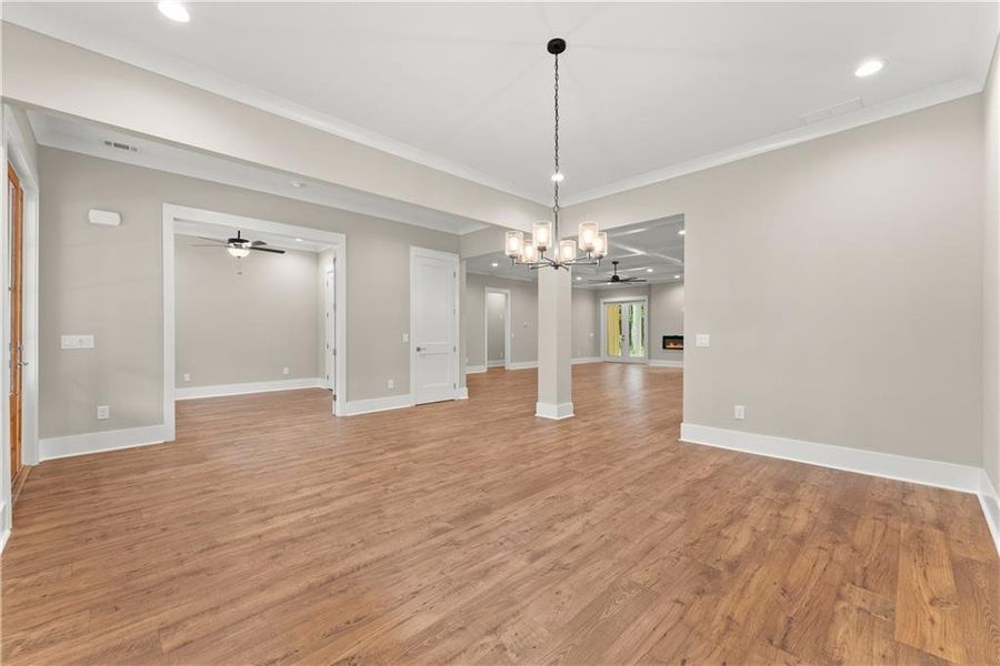 Spacious, unfurnished interior of a new home in , Cleveland (Image 40).