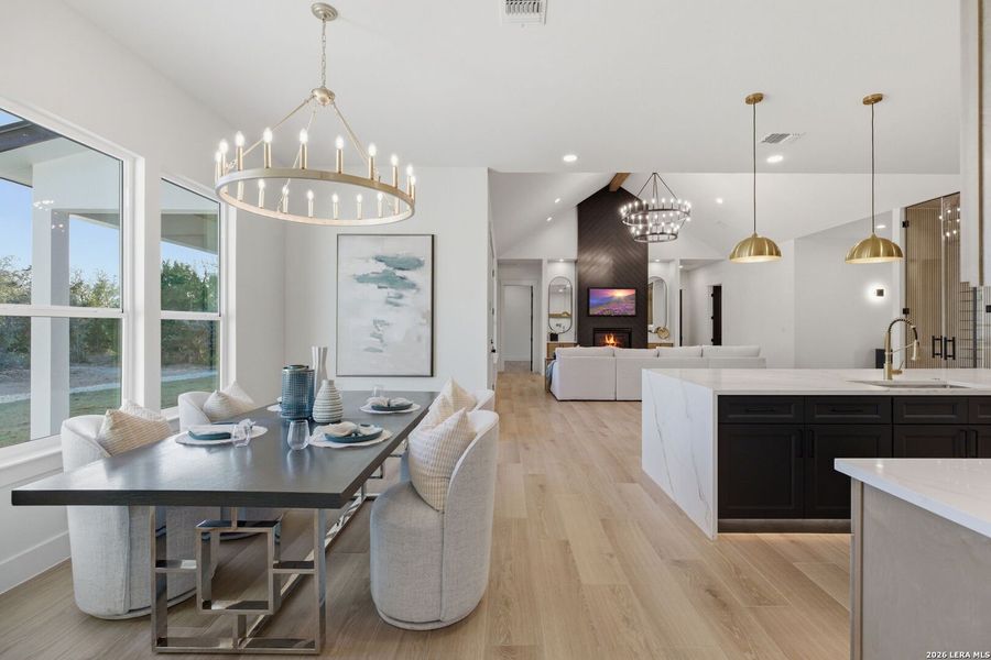 Furnished interior view inside a new home in , Bulverde (Image 31).